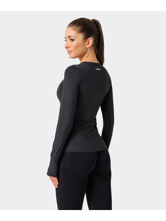 Carpatree Carpatree Top Classic longsleeve Czarny Fitted Fit