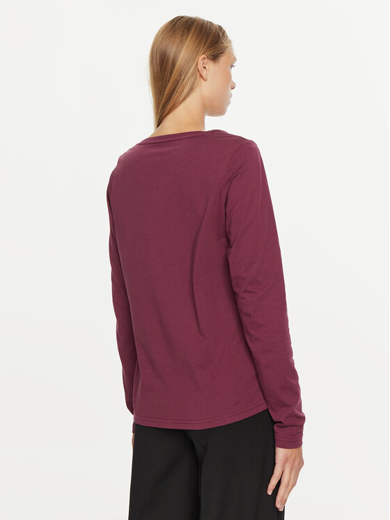 Tommy Hilfiger Tommy Hilfiger Bluse UW0UW05224 Violett Regular Fit