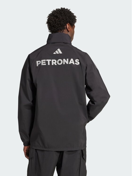 adidas adidas Kurtka przeciwdeszczowa MERCEDES - AMG PETRONAS FORMULA ONE TEAM Czarny Regular Fit