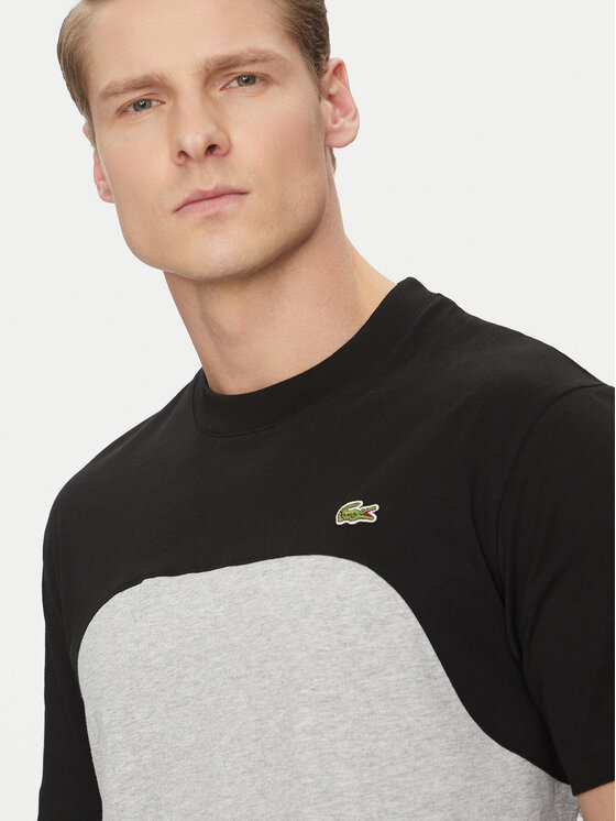 Lacoste Lacoste T-Shirt TH9551 Szary Classic Fit
