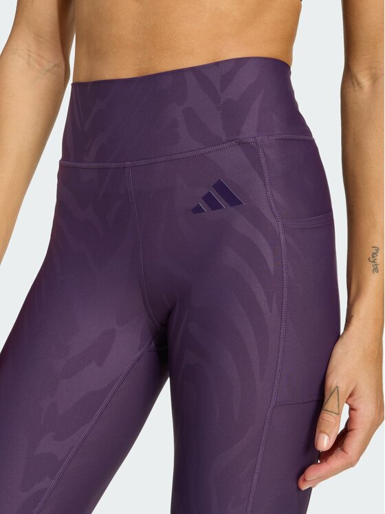 adidas adidas Legginsy 154909 Fioletowy Fitted Fit