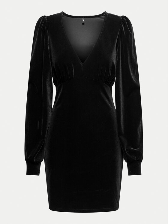 ONLY ONLY Kokteilinė suknelė Smooth 15307942 Juoda Regular Fit