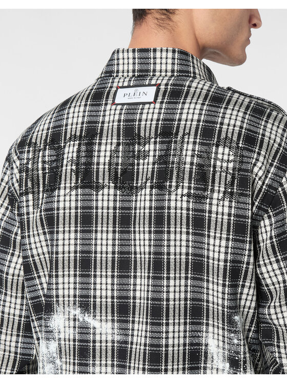 PHILIPP PLEIN PHILIPP PLEIN Koszula 22245 Czarny Regular Fit