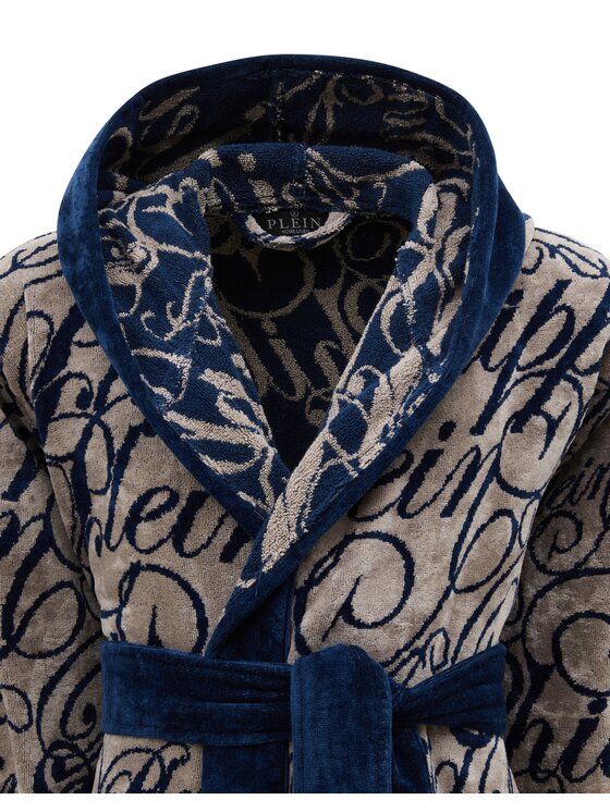 PHILIPP PLEIN PHILIPP PLEIN Szlafrok 31006 Granatowy