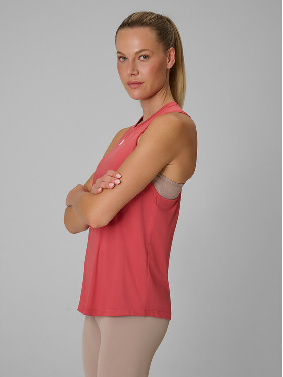 4F 4F Koszulka techniczna BASIC+ Koralowy Regular Fit