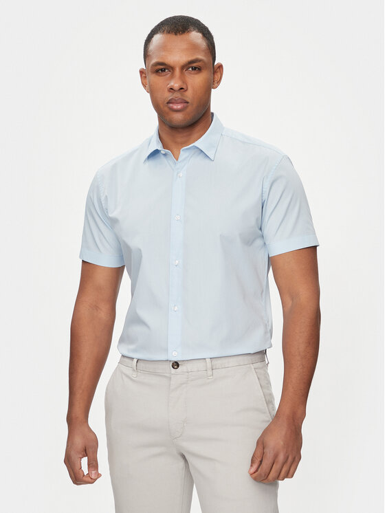 Jack&Jones Košeľa Joe 12195062 Modrá Slim Fit