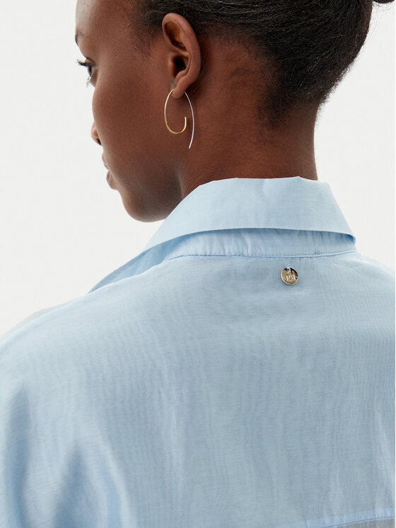 Rinascimento Rinascimento Hemd CFC0123656003 Himmelblau Relaxed Fit