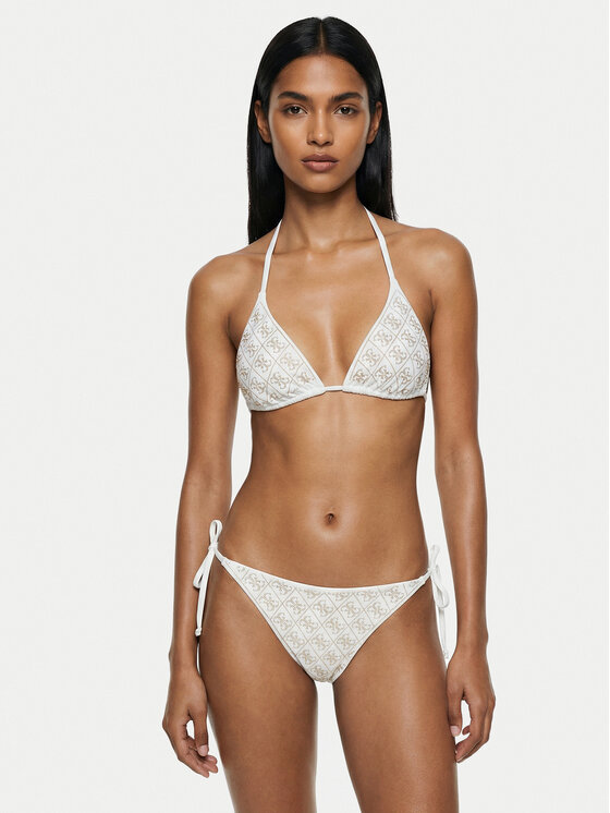 Guess Guess Bikini partea de jos E6GO15 KCUO2 Alb