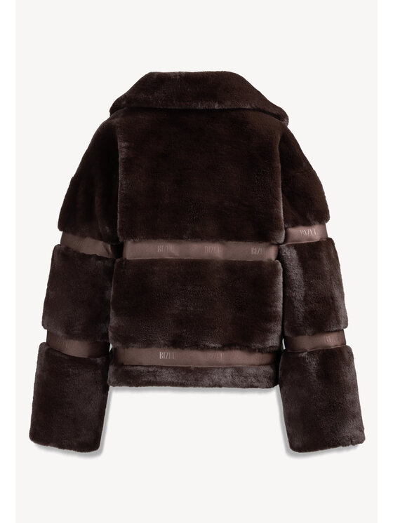 BIZUU BIZUU Futro GREGORIA FUR RELAXED FIT Brązowy Standard Fit