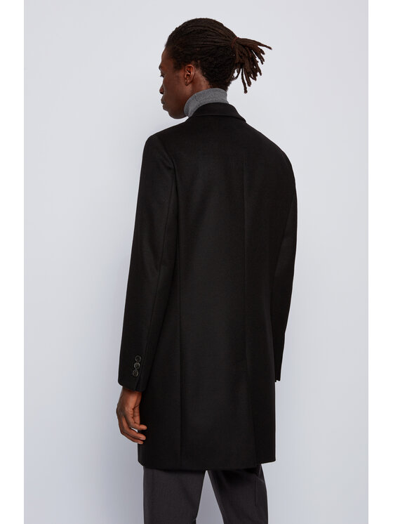 BOSS Boss Wollmantel Nye2 50438689 Schwarz Regular Fit