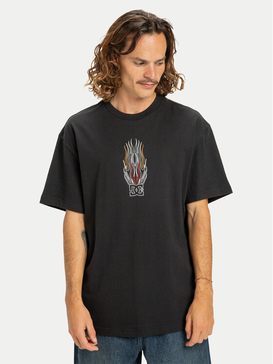 DC Shoes DC Shoes Футболка Burn Out EDYZT04356 Чорний Regular Fit