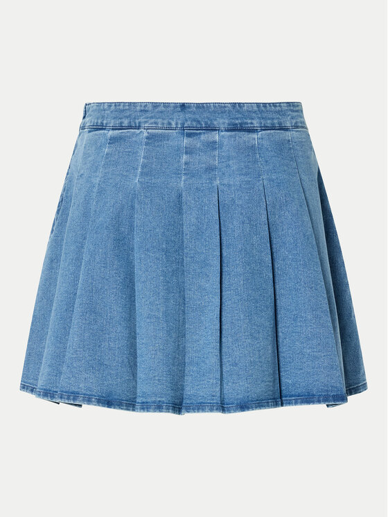 Pieces Pieces Дънкова пола Silje 17156077 Син Regular Fit