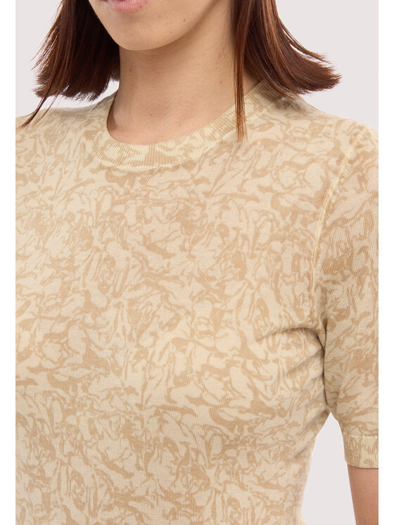 Trussardi Trussardi T-shirt M7856001205N0JC Crema Regular Fit