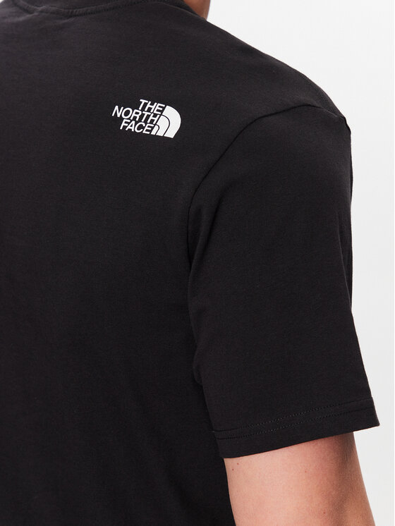 The North Face The North Face T-Shirt Mountain Line NF0A7X1N Czarny Regular Fit