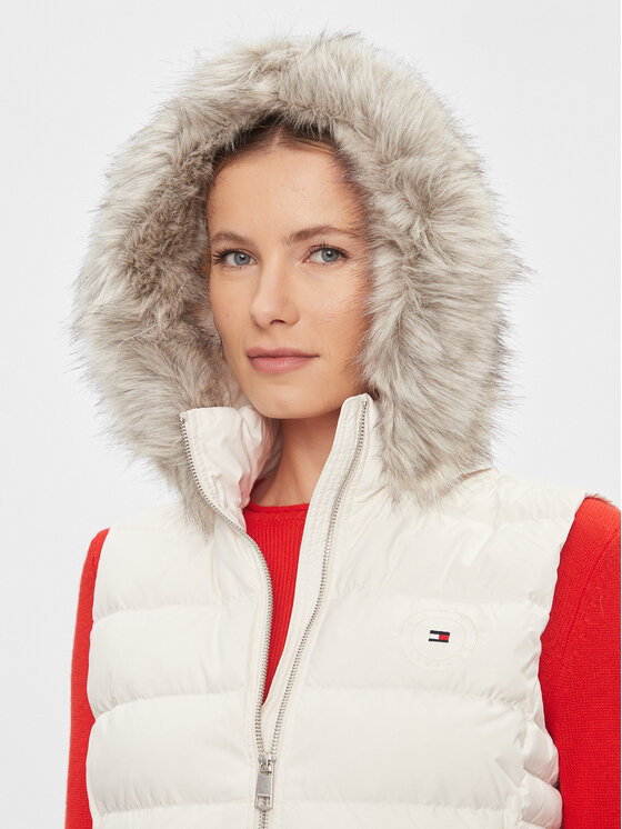 Tommy Hilfiger Tommy Hilfiger Liemenė Tyra WW0WW39744 Balta Regular Fit