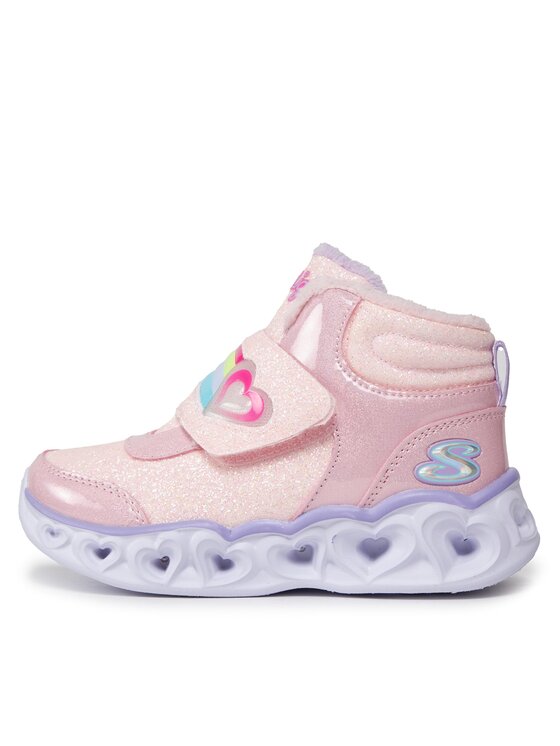 Skechers Skechers Sneakersy Heart Lights Brilliant Rainbow 302669L/PKLV Różowy
