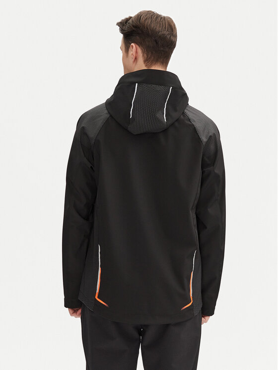 Aulp Aulp Softshell kabát Robin Fekete Regular Fit