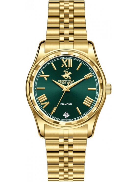 Beverly Hills Polo Club Beverly Hills Polo Club Zegarek BP3808C.170 Zielony