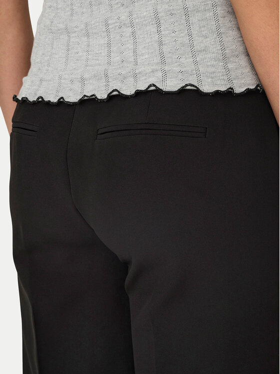 ONLY ONLY Kalhoty z materiálu Kayle 15324532 Černá Straight Fit