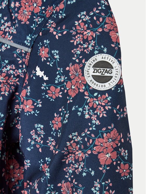 ZigZag ZigZag Žieminė striukė Angelina Printed W-Pro 10000 Z233106 Tamsiai mėlyna Regular Fit