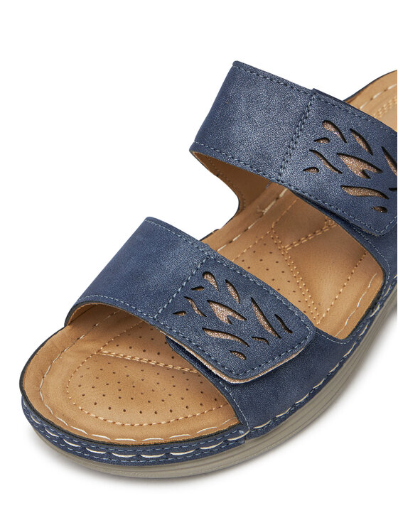 Clara Barson Clara Barson Pantoletten WYL05010-11 Blau
