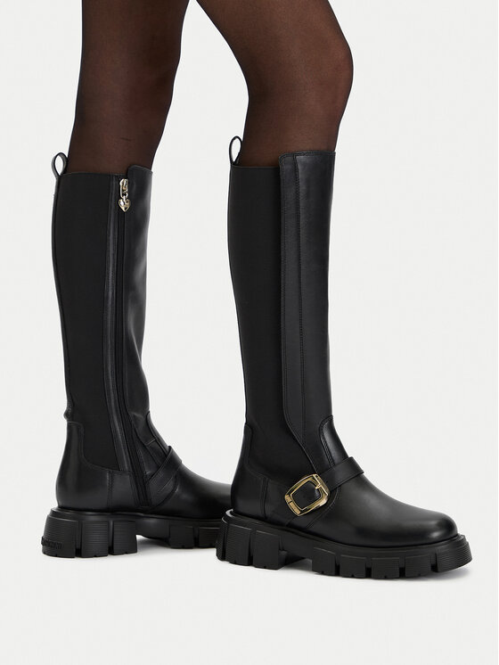 LOVE MOSCHINO Cizme JA26015G1NIA000041 Negru