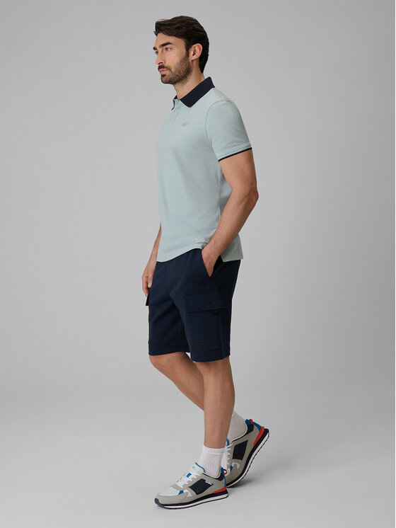 4F 4F Szorty sportowe COMMERCIAL 4 Granatowy Regular Fit