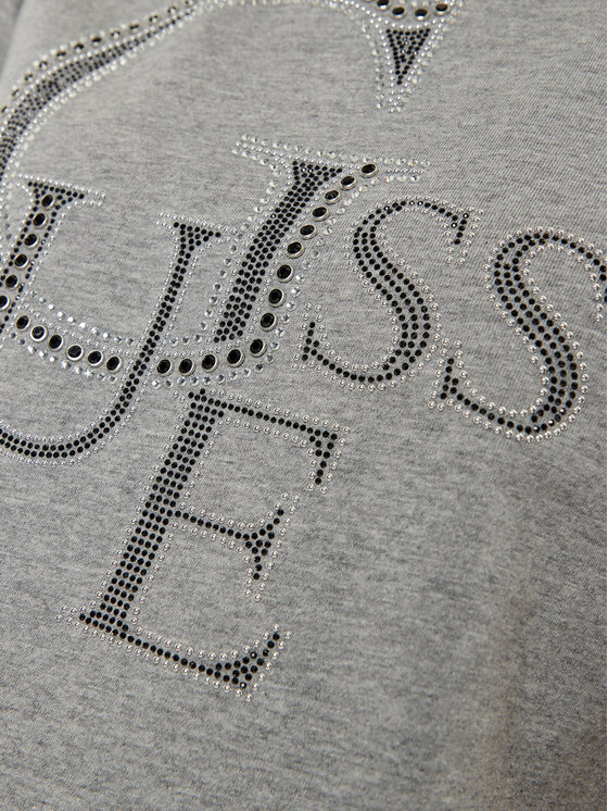 Guess Guess Тишърт W4BI16 I3Z14 Сив Regular Fit