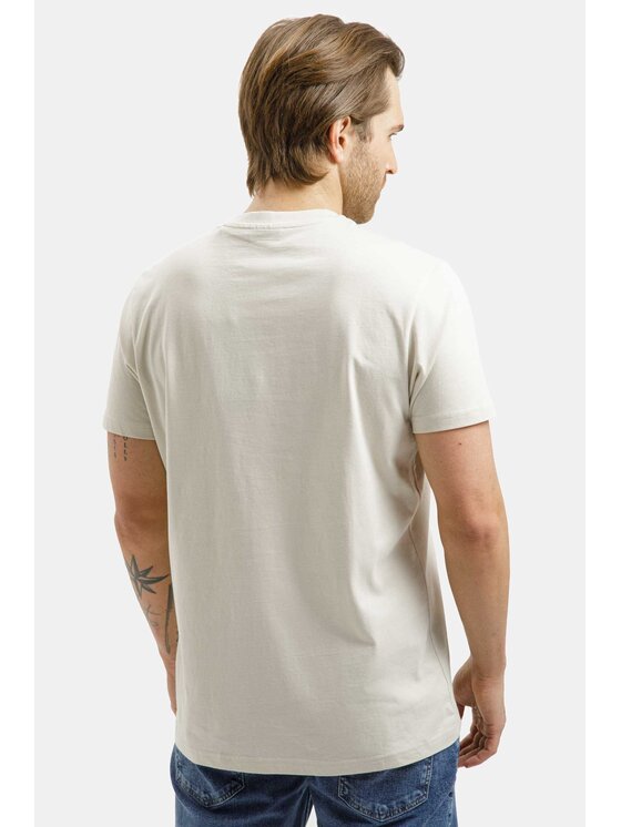 Cross Jeans Cross Jeans T-Shirt 16154-053 Szary Regular Fit