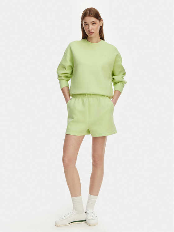 Lacoste Lacoste Суитшърт SF0046 Светлозелен Oversize
