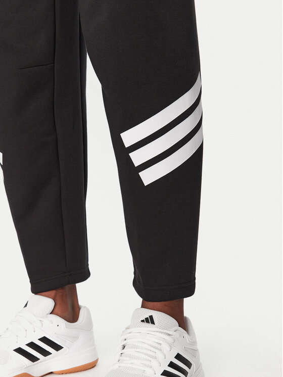 adidas adidas Spodnie dresowe Future Icons 3-Stripes JD4889 Czarny Loose Fit
