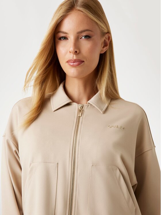 Guess Guess Giacca di transizione 177289 Beige Classic Fit
