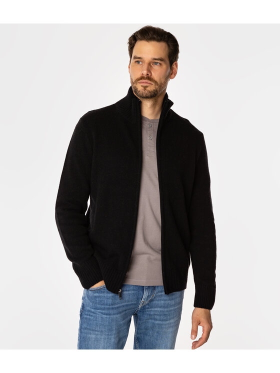 Lee Cooper Lee Cooper Sweter BERN Czarny Regular Fit