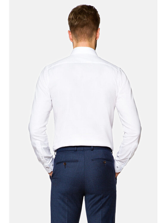 Lancerto Lancerto Koszula Almeria 5 KO051220000057 Biały Regular Fit
