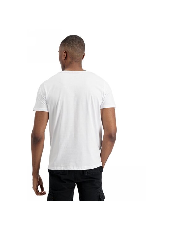 Alpha Industries Alpha Industries T-Shirt AI.106512-09 Bílá Basic Fit