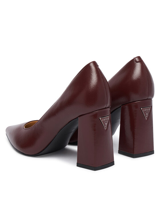 Guess Guess Czółenka FLFBAR LEP08 Bordowy