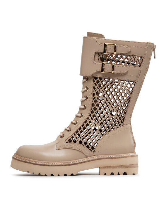 PINKO PINKO Bakancs Noemi Stivale PE 22 BLKS1 1H212D Y87W Bézs