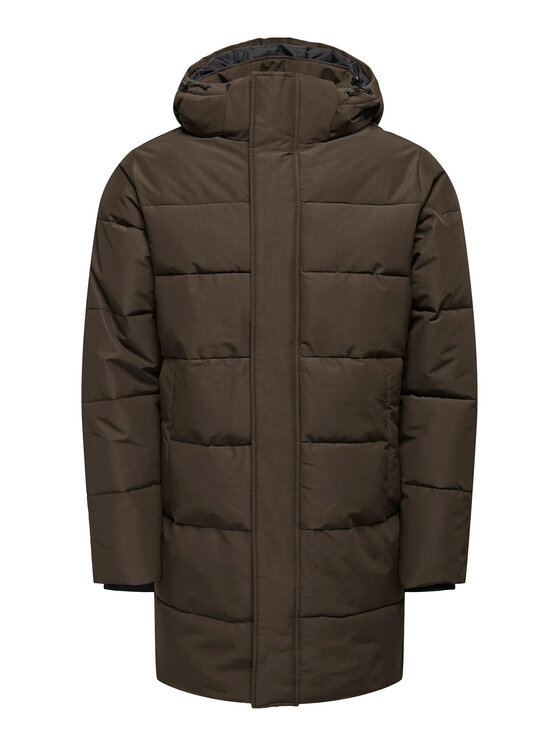 Only & Sons Only & Sons Geacă de iarnă 22020156 Maro Regular Fit