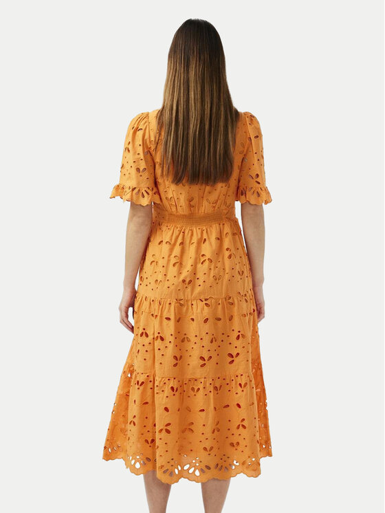 YAS YAS Igapäevane kleit Kanikka 26033530 Oranž Regular Fit
