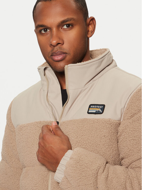 Protest Protest Пуховик Asura Teddy 6728044 Бежевий Regular Fit