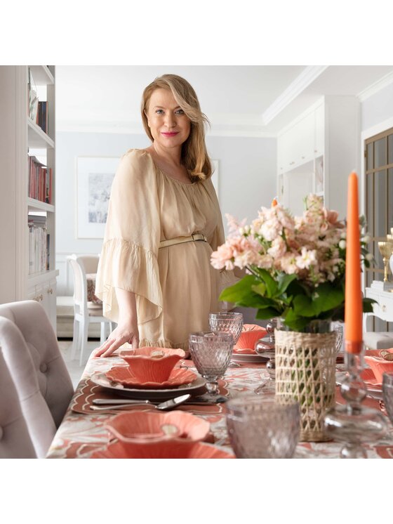 Roseberry Home Roseberry Home Obrus Topaz Pomarańczowy