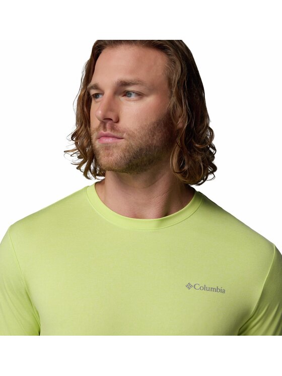 Columbia Columbia T-Shirt 216508 Żółty Regular Fit