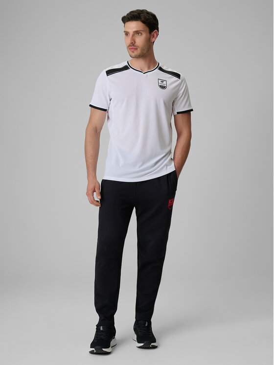 4F 4F Koszulka techniczna FOOTBALL Biały Regular Fit