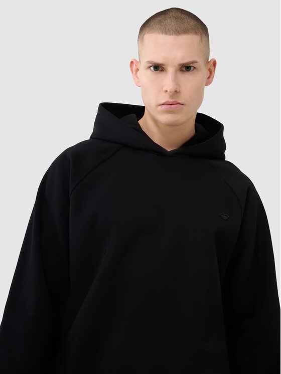 4F 4F Felpa 4FWSS25TSWSU1547-20S Nero Oversize