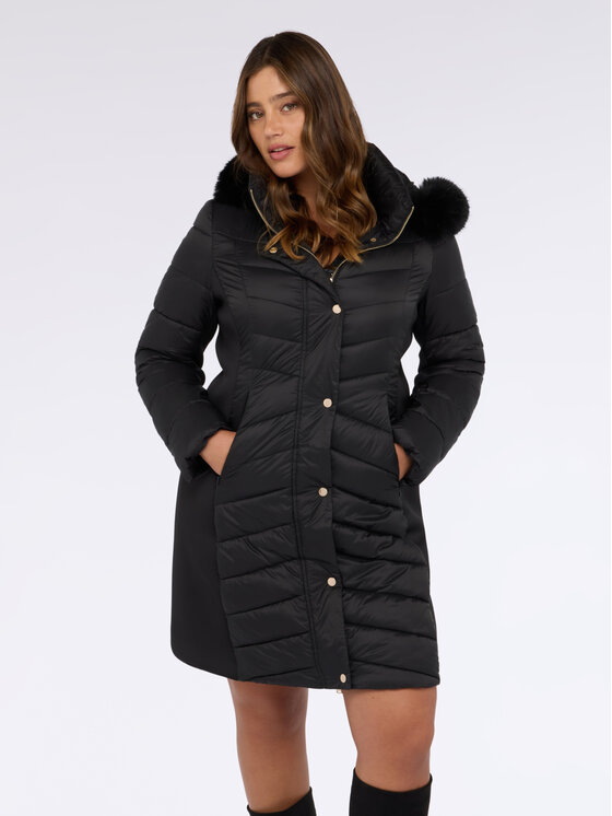 Fiorella Rubino Fiorella Rubino Giubbotto piumino F011T001440N033 Nero Slim Fit