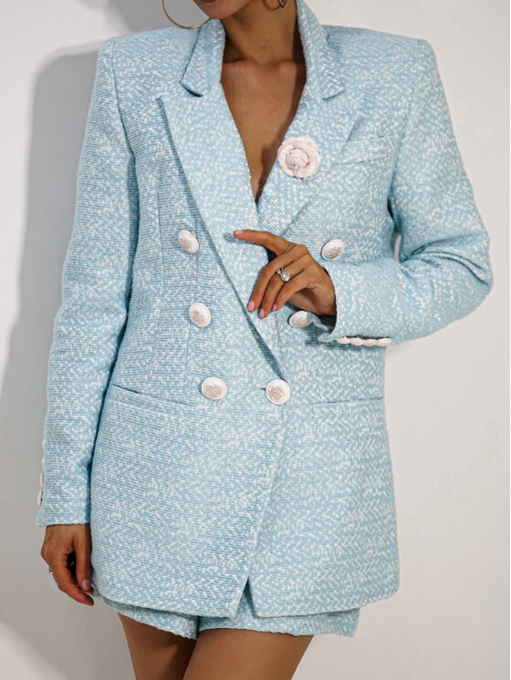LilaLou LilaLou Garnitur Coco Niebieski Regular Fit