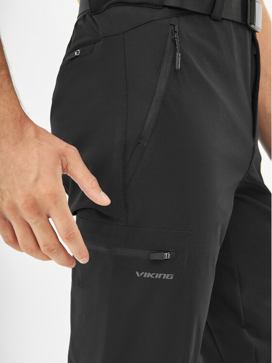 Viking Viking Spodnie outdoor Expander Man Czarny Regular Fit