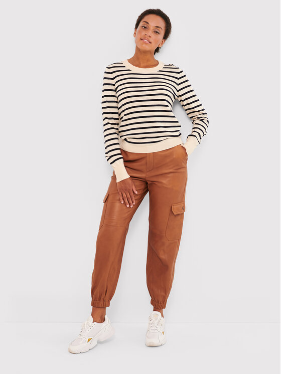 Part Two Pulover Gertie 30305781 Bej Relaxed Fit