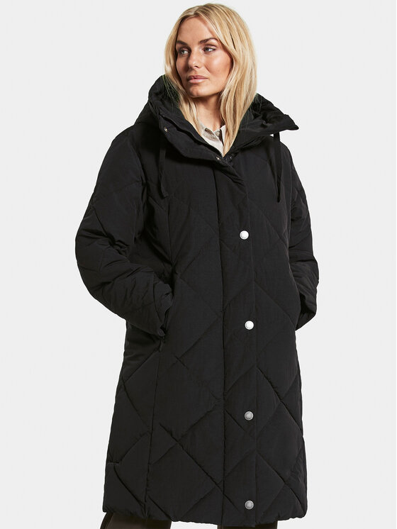 Didriksons Didriksons Žieminė striukė Torun 504377 Juoda Relaxed Fit