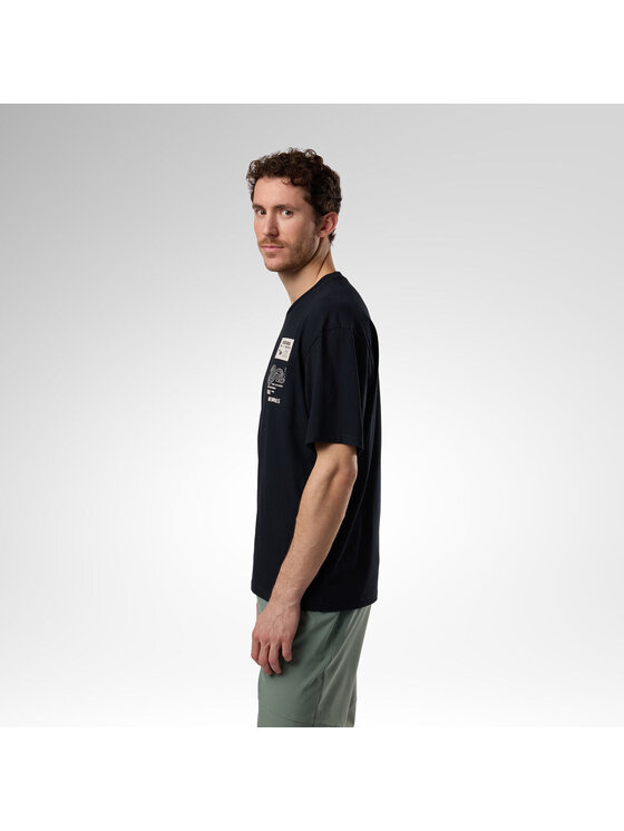 Rossignol Rossignol T-Shirt M Graphic Waterfall Tee Czarny Relaxed Fit